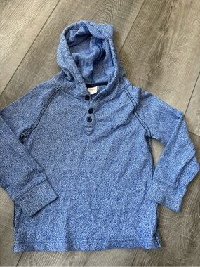 Gymboree Blue Hooded Crewneck Sweater